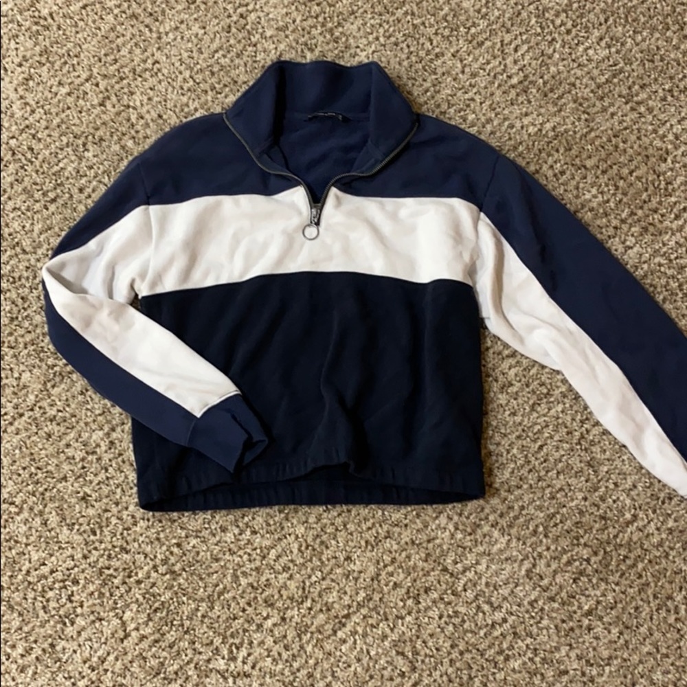 Crop half zip, Abercrombie and Finch